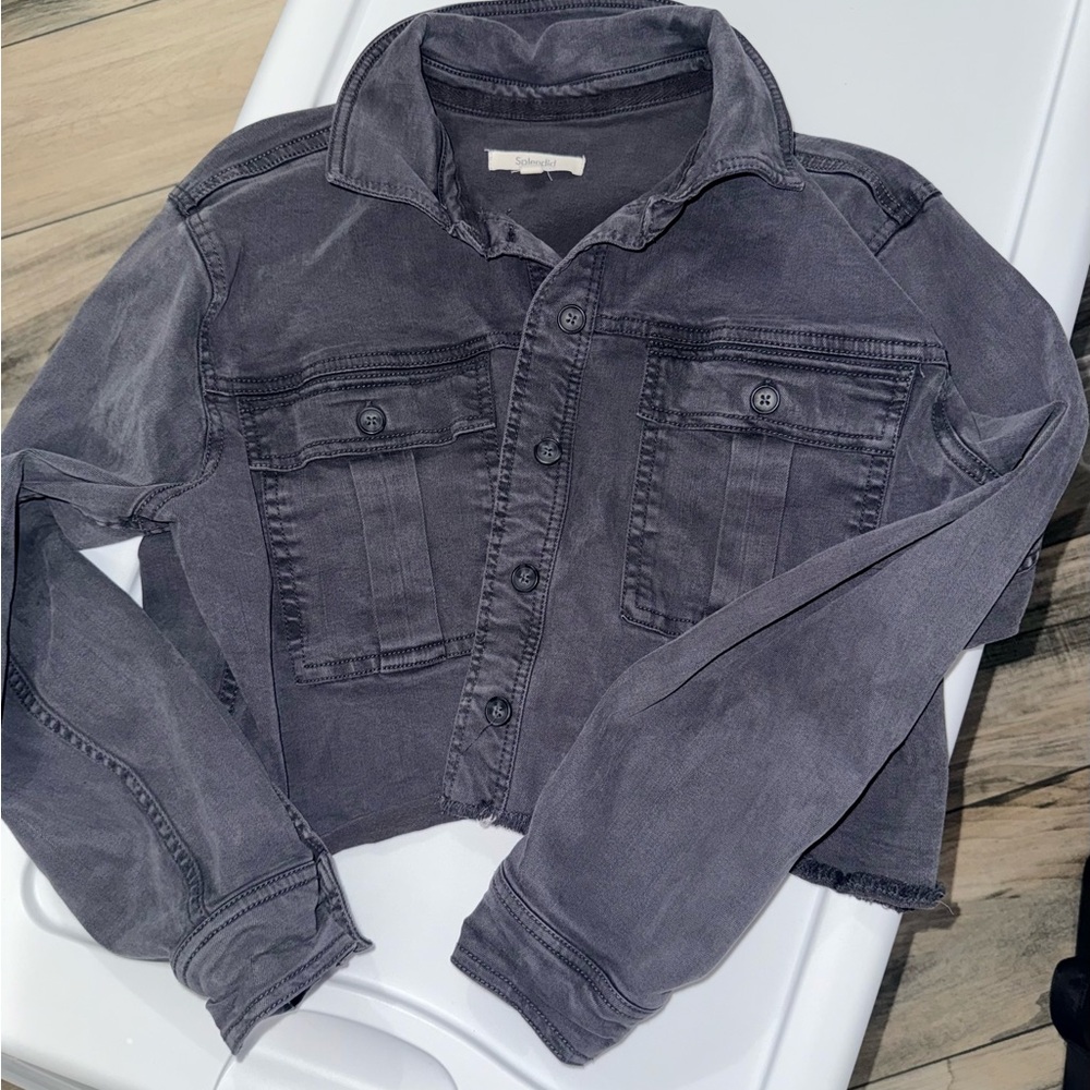 Women's splendid Gray Denim Jacket‎